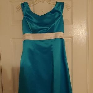 Women's Formal Light Blue Dress. Size 8.